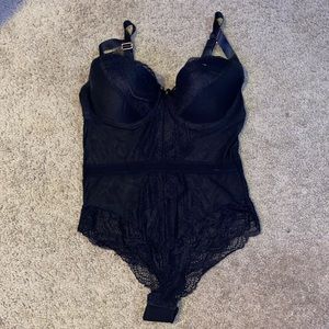 Mesh and lace bodysuit/lingerie